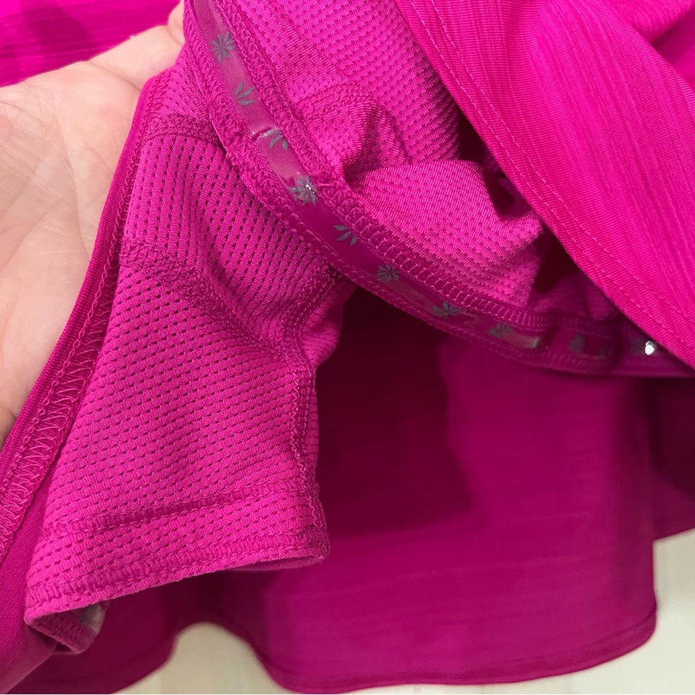 Athleta Fuchsia Layered Mini Skirt - Picture 4 of 4